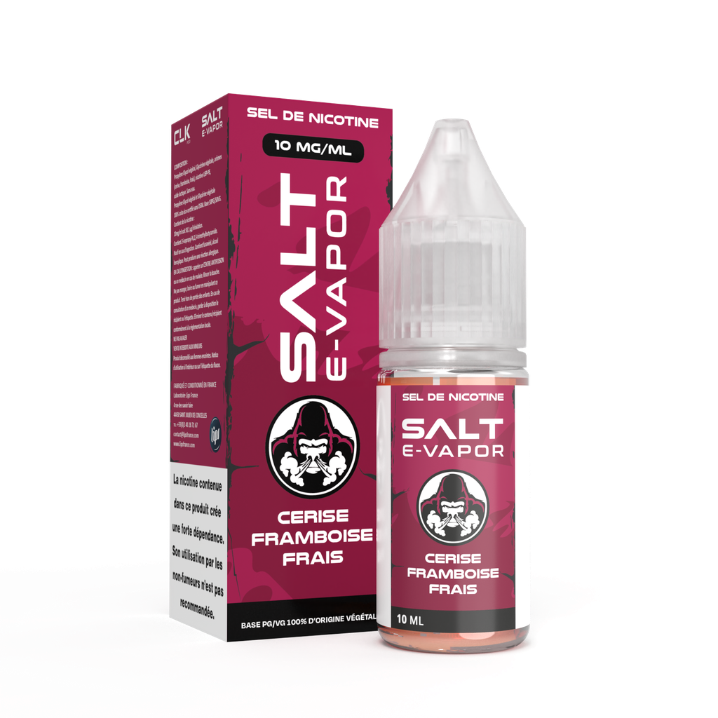 [Salt E-Vapor] Cerise framboise frais - 10mL