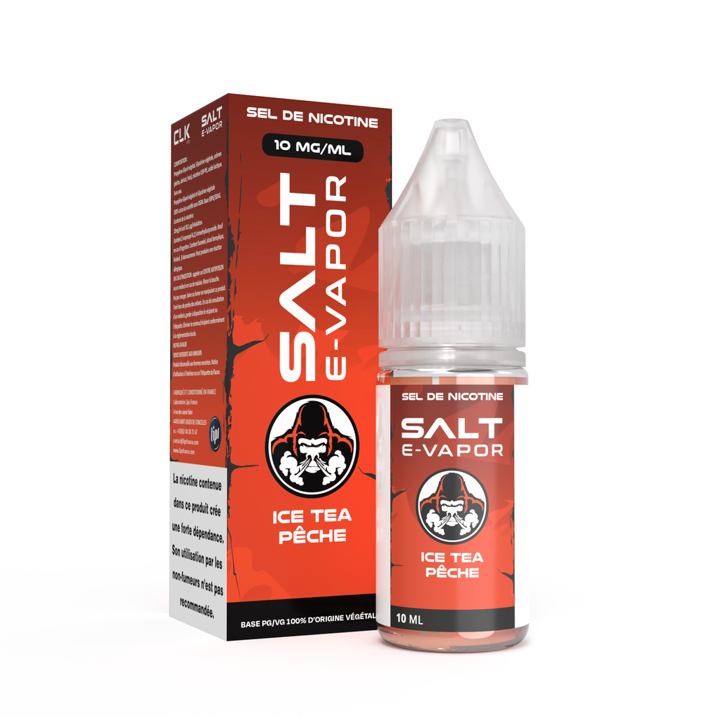 [Salt E-Vapor] Ice tea pêche - 10mL