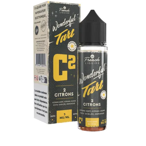 [E2S-WNDRTRT-2CITRONS-60-03] [Le French Liquide] Easy2Shake Wonderful Tart Deux citrons - 60mL