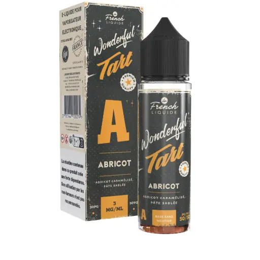 [E2S-WNDRTRT-ABRICOT-60-03] [Le French Liquide] Easy2Shake Wonderful Tart Abricot caramélisée - 60mL