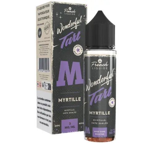 [E2S-WNDRTRT-MYRTILLE-60-03] [Le French Liquide] Easy2Shake Wonderful Tart Myrtille - 60mL