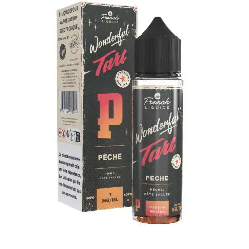 [E2S-WNDRTRT-PECHE-60-03] [Le French Liquide] Easy2Shake Wonderful Tart Pêche - 60mL
