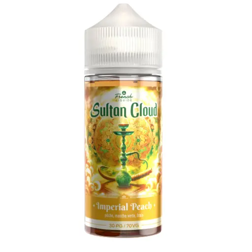 [SULTAN-IMPEACH-100-00] [Le French Liquide] Sultan Cloud Imperial Peach - 100mL